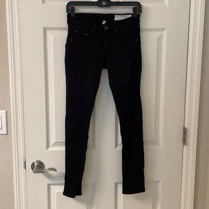 Rag and Bone Black Capri Jeans Size 25